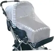 HAPINARY Stroller Net Bassinet Swimming Pool Skimmer Net Nappies Play Gym Foldable Inflatable Canopy Cot Stroller Bags Gnat Net Carrier White