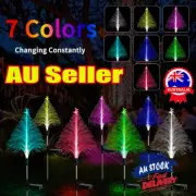Solar Powered Christmas Tree Stake Star Light Outdoor Yard Garden Pathway RO