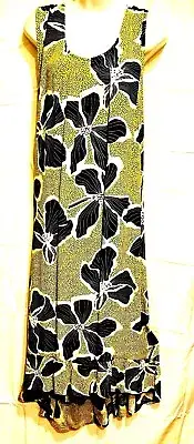 Pplus sz 18 S-M TS Virtu TAKING SHAPE Florabella Hi Lo Dress Easy Wear NWT