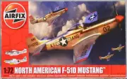 North American P-51D Mustang Fighter Aircraft w/ 2 Scheme 1/72 Model Airfix