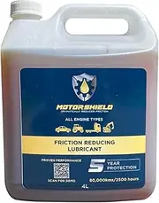 Oil Additive for Heavy Machinery - Engine Flush With Lasting Protection - Engine Oil Additive With Friction Reducing Formula - 4LT