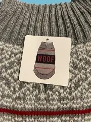Vibrant Life Handsome "Woof" Sweater Medium