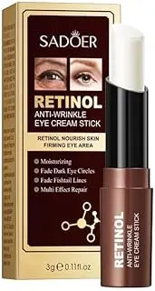 Eye cream retinol paste for dark circles and wrinkles, under the eye cream for dark circles, moisturizing eye.