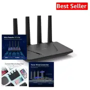 Ultra-Fast WiFi 6 Router with OpenVPN & WireGuard - Stream & Game Without Limits