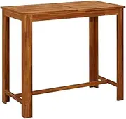 Bar Table Solid Acacia Wood 120x60x105 cm,Kitchen & Dining Room Tables 19.2KG-246664