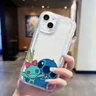 Cartoon Clear Cute Case For iPhone 11 12 13 14 15 16 Pro Max X TPU Stitch Cover