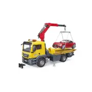 Bruder - Man Tgs Tow Truck With Roadster - Bruder Commercial from Tates Toyworld