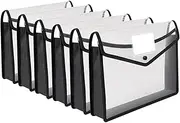 TEMPNAP Business Folder Document Bag Envelopes Reusable Plastic School Supplies