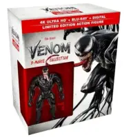 VENOM New Sealed 2025 3 MOVIE SET w ACTION FIGURE 4K ULTRA HD 6 BLU RAY BOXSET