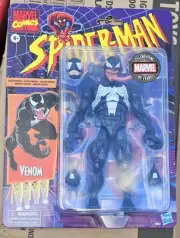 Venom Marvel Legends 85th Anniversary Retro Venom 6' Action Figure Spiderman TAS