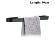 Towel Rail Towel Holder Bath Towel Rail Without Drilling 40/50 Cm for Bath, Bathroom, Kitchen Easy Assembly （Without Towels）