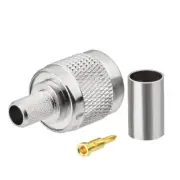 20x TNC Male plug Crimp for RG59 LMR240 cable straight RF Coax Connector adapter