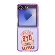 Galaxy Z Flip6 Impact Case Sydney Travel Tag