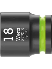 Wera 8790 B Impaktor Socket Wrench Insert 3/8in Drive 18 x 30mm (005509)