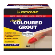 Dunlop 5kg Flexible Coloured Grout - White