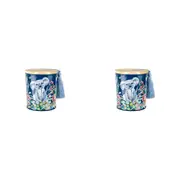 2x Australiana 300g Vanilla Scented Candle w/Wood Lid & Tassel Home Decor Koala