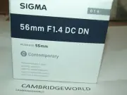 Sigma 56mm F1.4 DC DN NEW Contemporary Lens for NIKON Z camera in FACTORY BOX