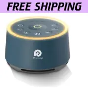 Compact White Noise Machine with Night Light and Timer - Perfect for Travel
