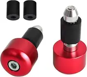 Motorcycle 7/8" Handlebar Bar End Plug Cap For Most Motorcycles With 22mm (7/8") Handlebar(Red)