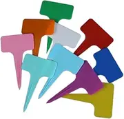 GANAZONO Thicken T-Shaped Sign Posts for Garden 100pcs Mini Label Tags for Seedlings Pp Material for Outdoor Use