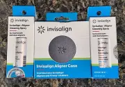 Invisalign Case Aligner Retainer 2 Cleaning Spray Fresh Mint EXP 6/24 Lot BA