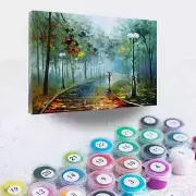 Leonid Afremov a Fog of Passion Paint By Numbers Full Kit DIY Painting On Canvas
