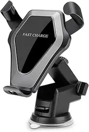 Qi Standard Car Wirel Charger Stand Gravi Dashboard Wind Car Mou Ve Phone Holder Cradle Suction Mou Fast Wirel Charging Stand for X/8/8 Plus & Galaxy S8/S8+/S7 Edge/S6 Edge+/Note 5/Note 8