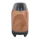 (US Plug)Humidifier 200ml Diffuser Wood Grain Flame Pattern Light Low N