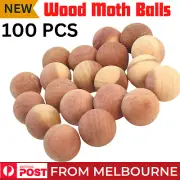 100pcs Cedar Mothballs Natural Scented Insect Repellent Safe Effective melb