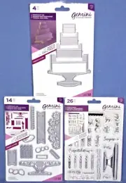 Crafter's Companion Gemini Cake Concept Dies & Accessories Complete Set RARE HTF