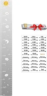 Growth Chart Mirror for Kids - Wall Height Chart Mirror | Children's Wall Mirrors Height Charts | Multi-Purpose Home Decoration for Playrooms, Nurseries, Children's Rooms, Study Rooms