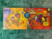 Techno Gears Dizzy Droid & Crazy Train Motorized Construction Set Total 160 PCS