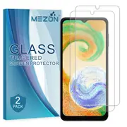 [2 Pack] Samsung Galaxy A05s Tempered Glass Crystal Clear Premium 9H HD Screen Protector by MEZON – Case Friendly, Shock Absorption (Galaxy A05s, 9H) – FREE EXPRESS