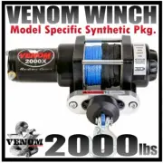 2000LB VENOM UTV WINCH FOR 18-21 POLARIS RZR/RZR 4 TURBO S & RZR/RZR 4 XP TURBO