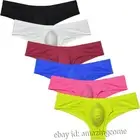 Men Cotton Mini Bikini Boxer Brief Underwear Enhance Pouch Bikini Boxers Hipster