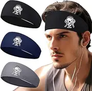 Headbands for Men Women 3pcs Sweat Bands Headbands Men Sweatbands
