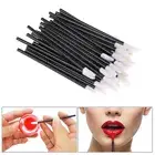 100 Disposable Lip Brush Gloss Wands Applicator Makeup Cosmetic Tool Bea X.Y7