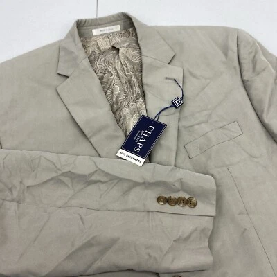 Chaps Blazer Men's size 46R Jacket Casual Sport Coat two button Suit Rayon