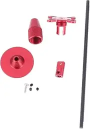 Aluminum Folding Antenna Mount Holder Bracket Set for Quadcopter Multicopter Design Easy Installation Lightweight for UAV Applications Red