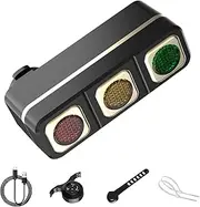 Cycling Rear Light | Cycle Brake Sensor Taillight | Long Battery Life, Multi-Modes LED Warning Lighting, Cycling Accessories for Bike Touring Mountain Trail Adventures