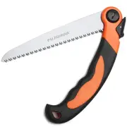 Folding Pruning Saw 8 Inch Hand Saws Blade, Quality SK-5 Steel with Hard Shar...