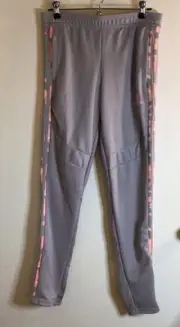 Adidas Tiro 19 Soccer Pants Youth Kids Girls XL AeroReady Futbol Grey/Pink NEW
