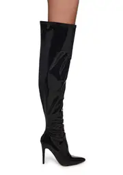 Sweet Touch Stretch Patent Boots
