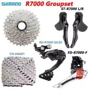 Shimano 105 R7000 Groupset 2x11 Speed Road Bike Shifters Cassette Derailleur Set