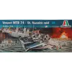 【新田模型】ITALERI伊達雷利 5619 1/35 VOSPER MTB 74 魚雷艇 聖納澤爾戰役