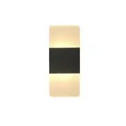 Right Angle Black Led Bedroom Bedside Wall Aisle Balcony Wall Lamp