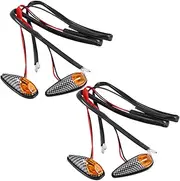 iplusmile Unique Snake Pattern Motorcycle Led Turn Signal Lamp Pcs Easy Installment for Night Riding
