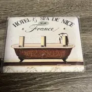 Lisa Audit Hotel & Spa De Nice En France Bathtub LightSwitch Plate Cover Triple