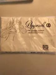 Vintage Lady Pepperell Fine combed percale DOUBLE Flat Sheet - NEW IN PACKAGE