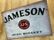 Jameson Whiskey Logo Distressed Looking Aluminum Tin Sign 12" x 18"